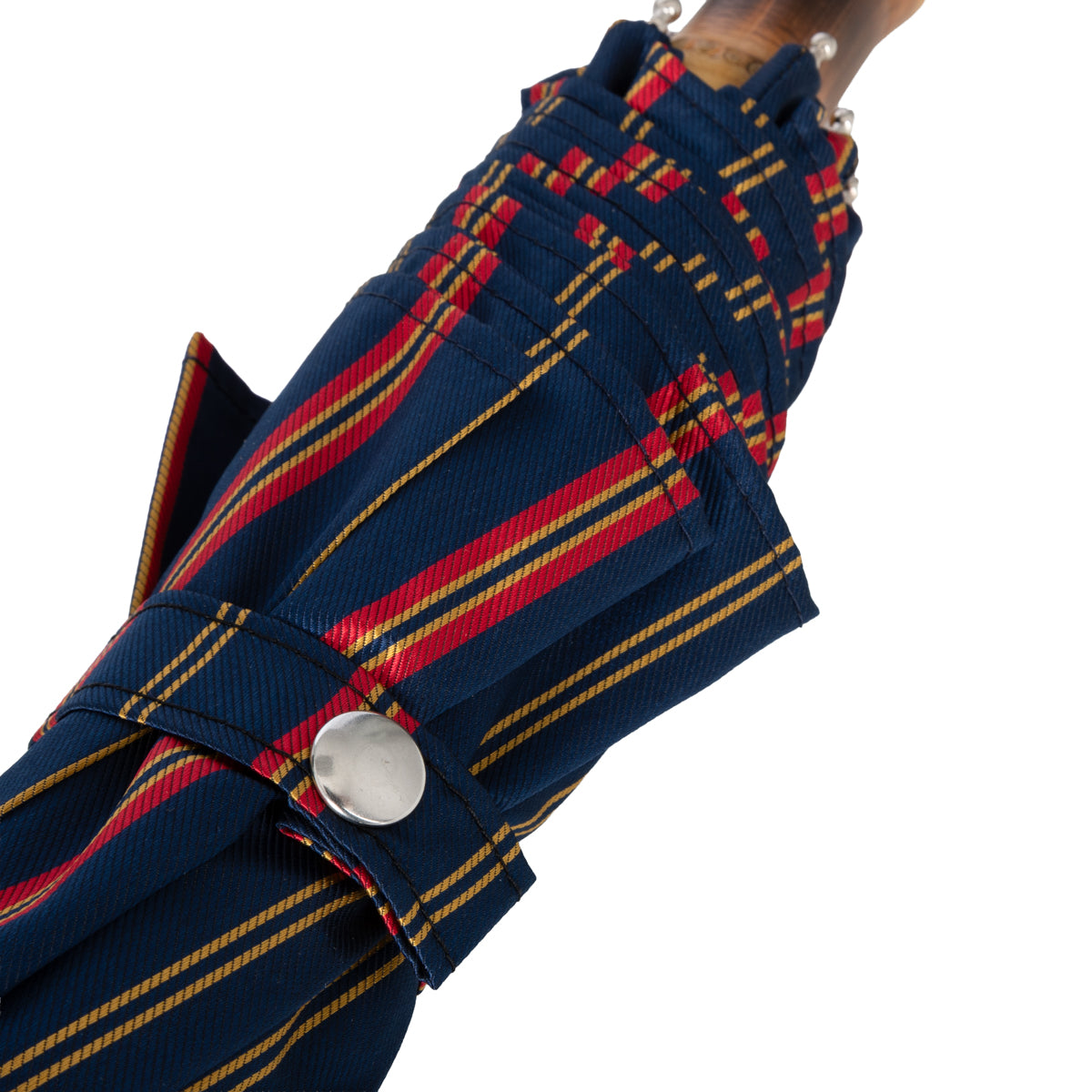 Shibumi x Mario Talarico Travel Umbrella Navy Striped - Bamboo