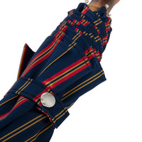 Shibumi x Mario Talarico Travel Umbrella Navy Striped - Bamboo