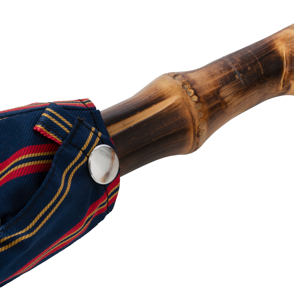 Shibumi x Mario Talarico Travel Umbrella Navy Striped - Bamboo