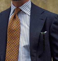 Ukiyo-e Silk Pocket Square - Denpoin - 40x40cm