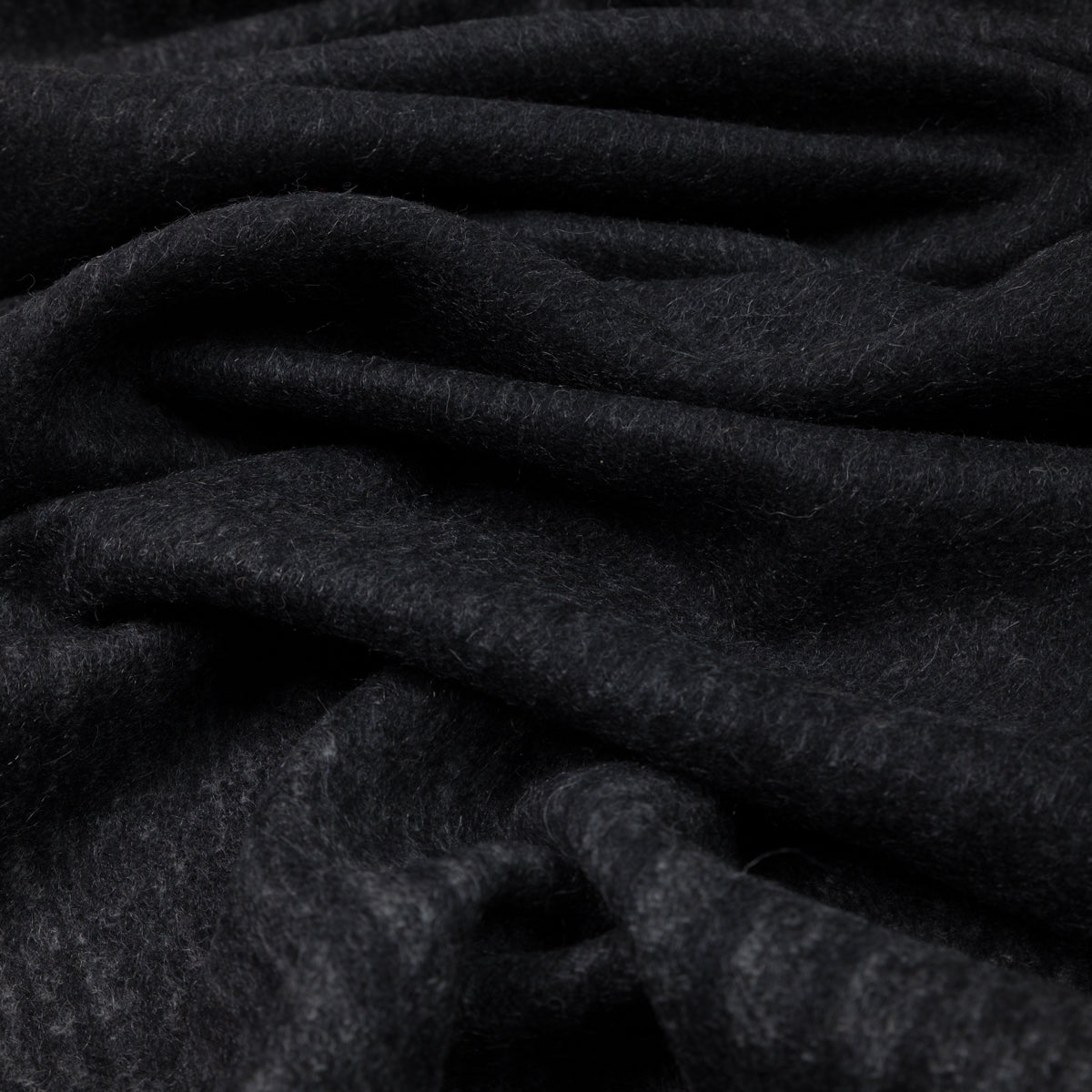 Glencheck Faded Cashmere Scarf - Charcoal / Grey