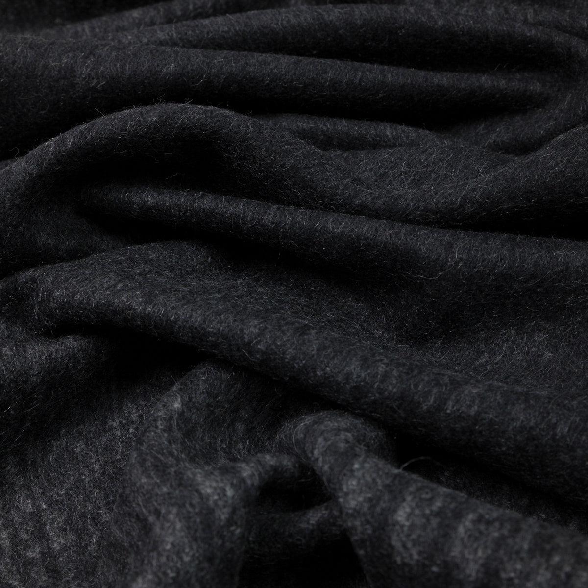 Glencheck Faded Cashmere Scarf - Charcoal / Grey