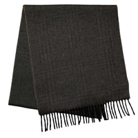 Glencheck Faded Cashmere Scarf - Brown / Green