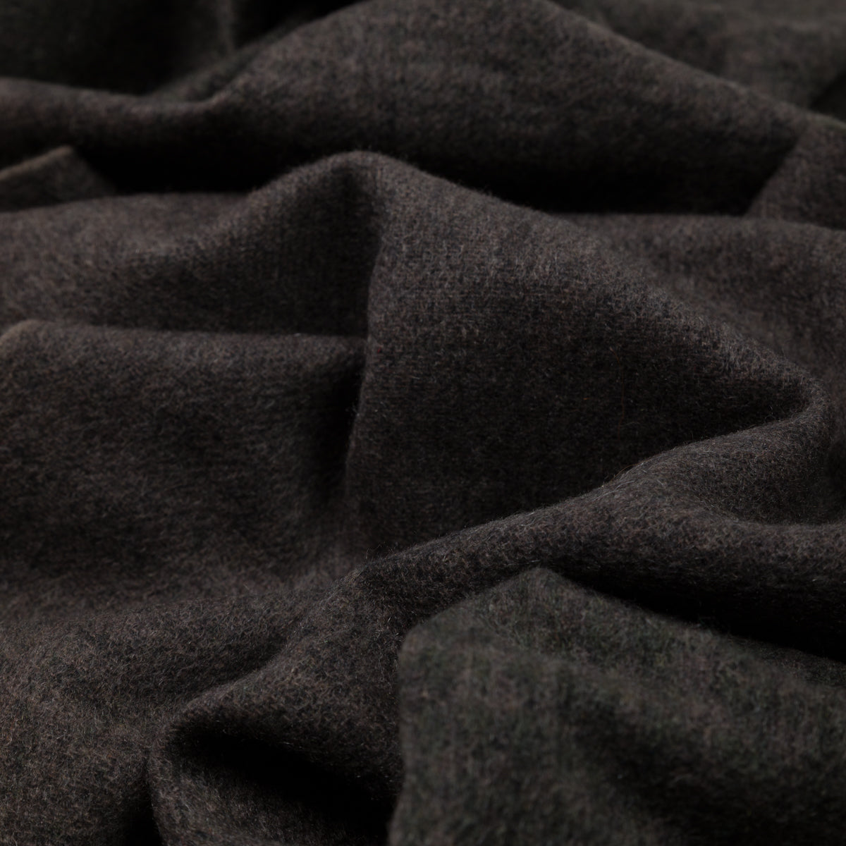Glencheck Faded Cashmere Scarf - Brown / Green