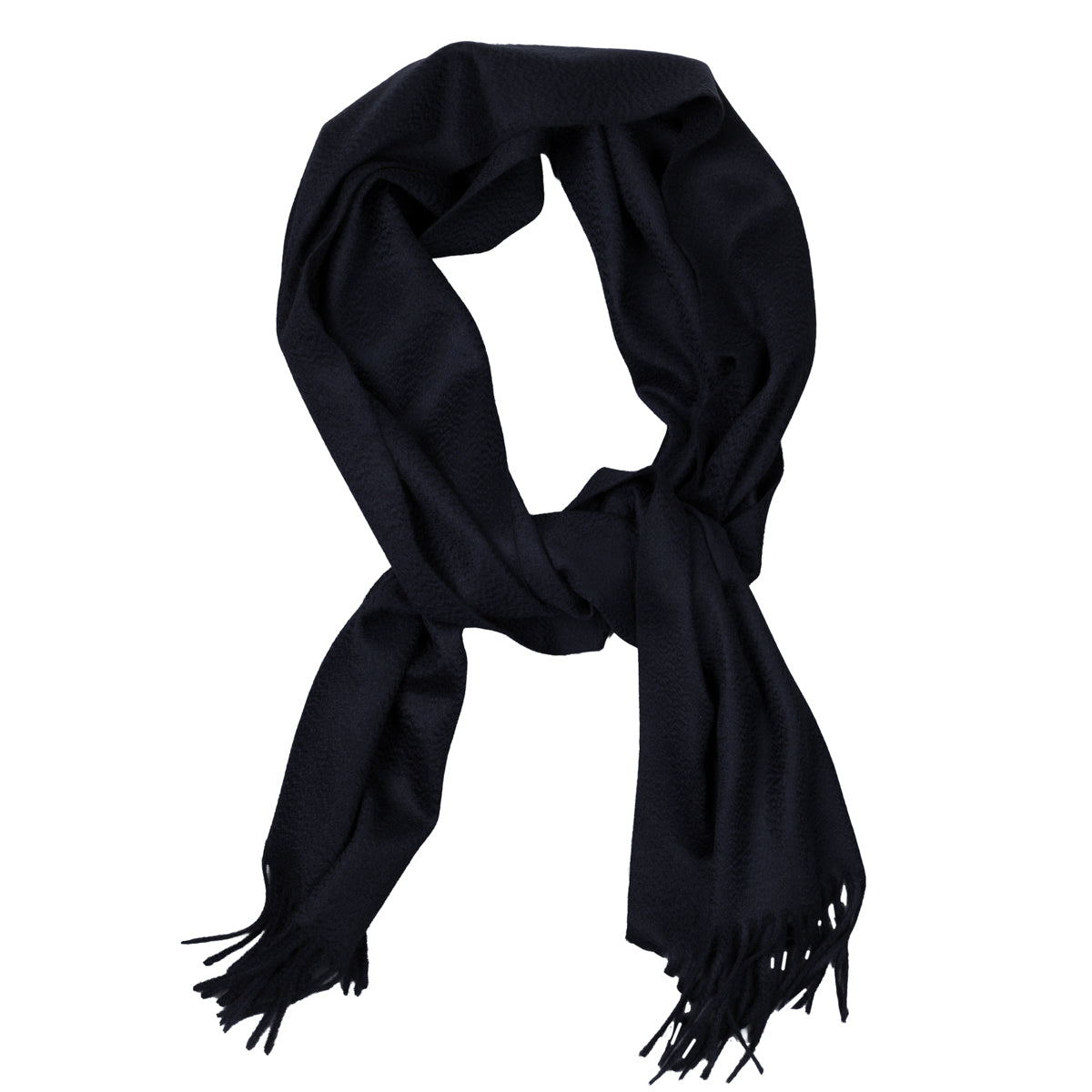 Zibellino Cashmere Scarf - Navy