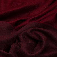 Double-Face Zibellino Cashmere Scarf - Cherry / Burgundy