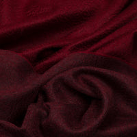 Double-Face Zibellino Cashmere Scarf - Cherry / Burgundy