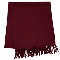 Zibellino Cashmere Scarf - Burgundy