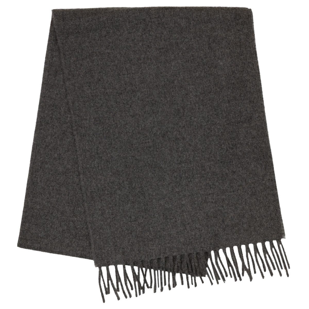 Cashmere Scarf - Slate - Plain