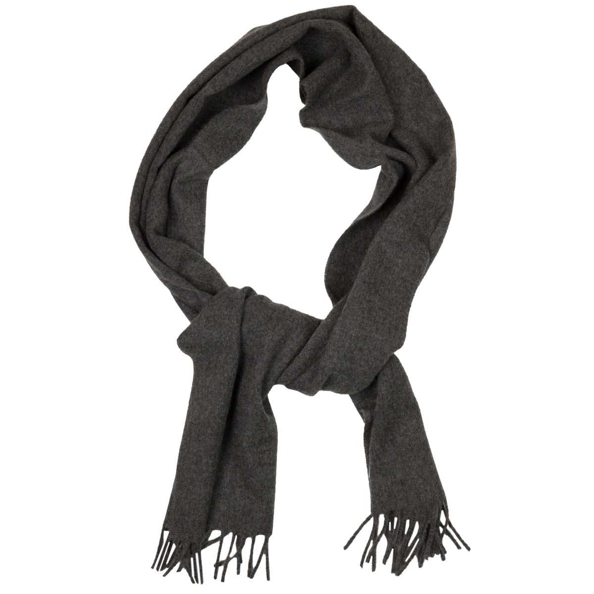 Cashmere Scarf - Slate - Plain