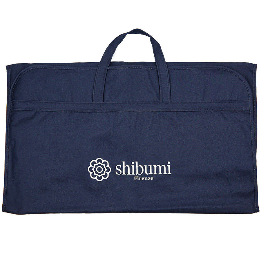 Shibumi Suit Bag - Navy - Pure Cotton