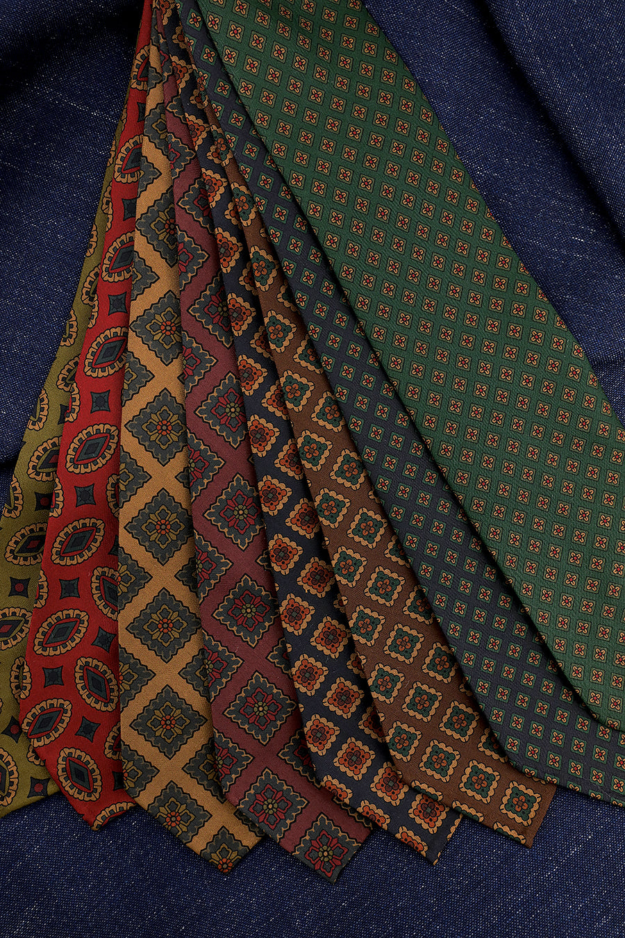 【極美品】shibumi フィレンツェ セッテピエゲ　無地　黒 Shibumi Firenze - Handmade Ties + Accessories - Made In Italy