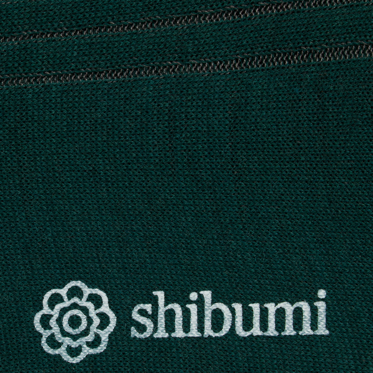 Knee Socks - Shadow Stripes - Forest - Wool