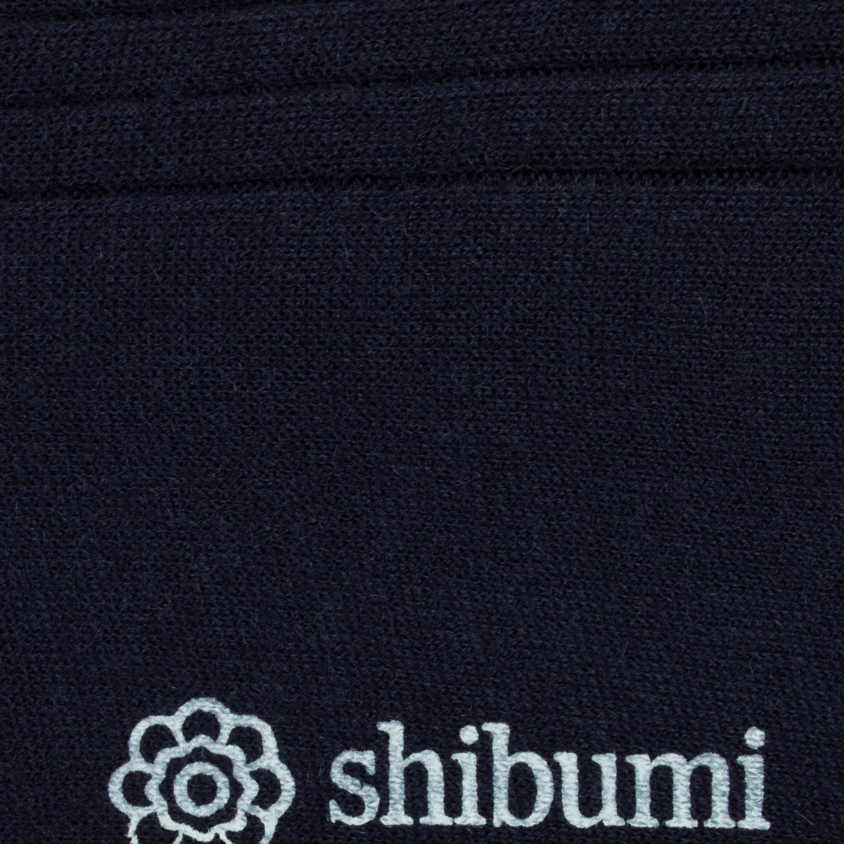 Knee Socks - Ribbed - Navy - Cashmere / Silk