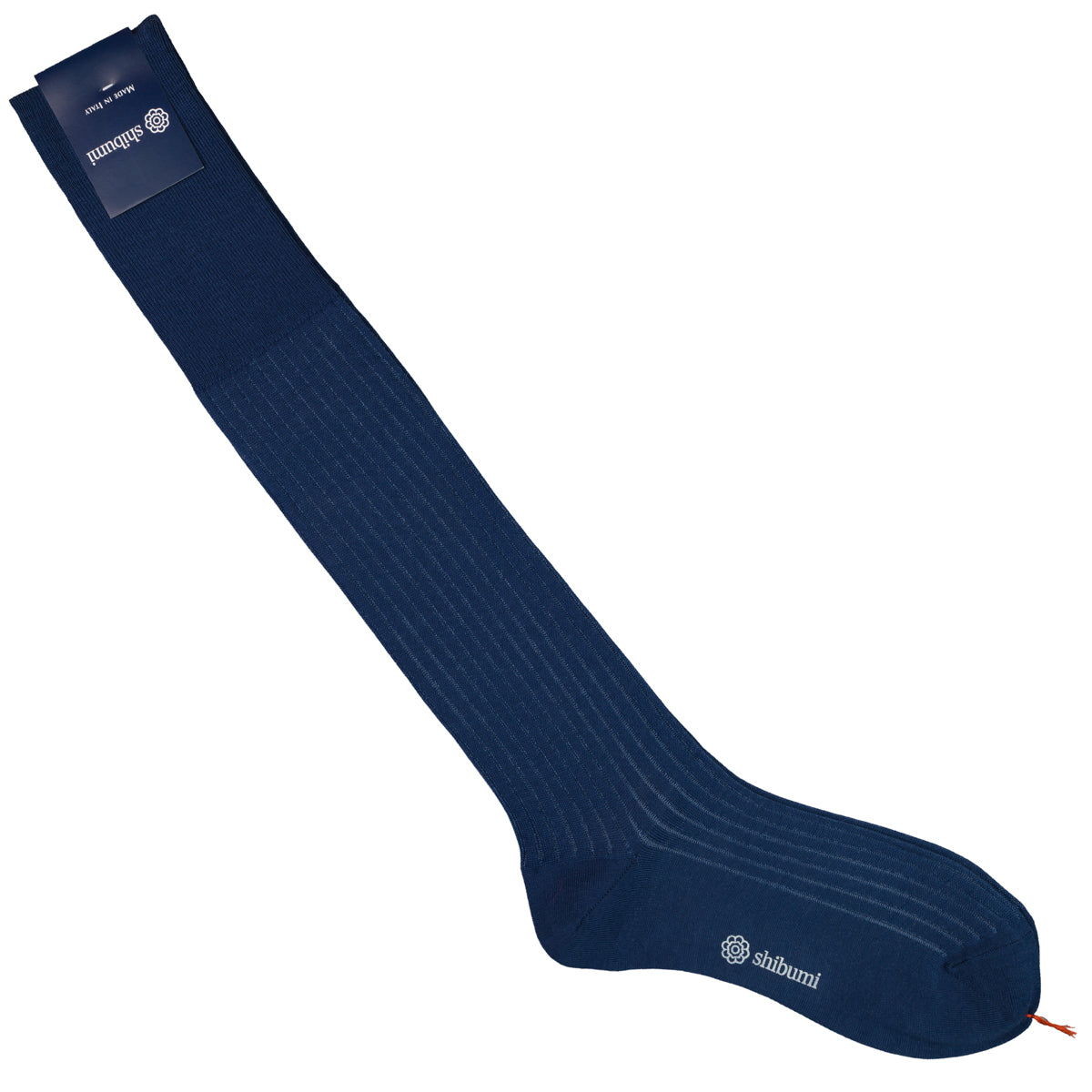 Knee Socks - Shadow Stripes - Blue - Wool