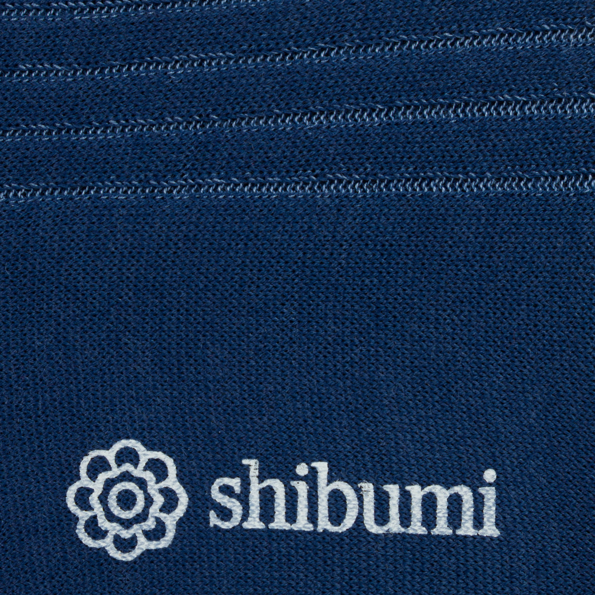Knee Socks - Shadow Stripes - Blue - Wool