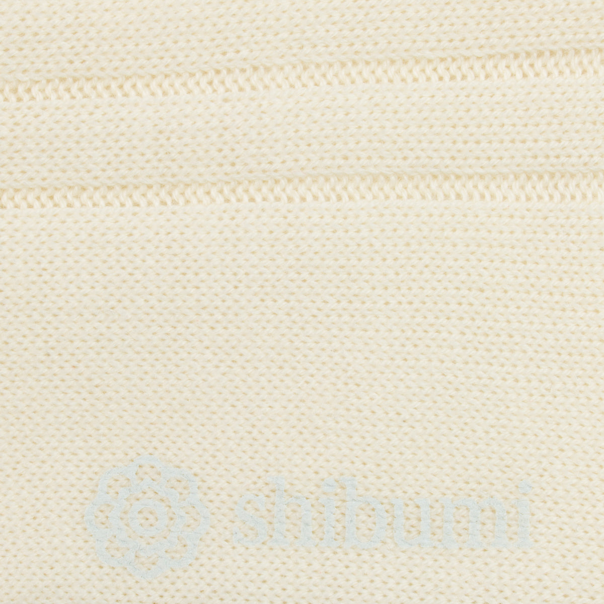 Knee Socks - Ribbed - Cream - Thick Wool