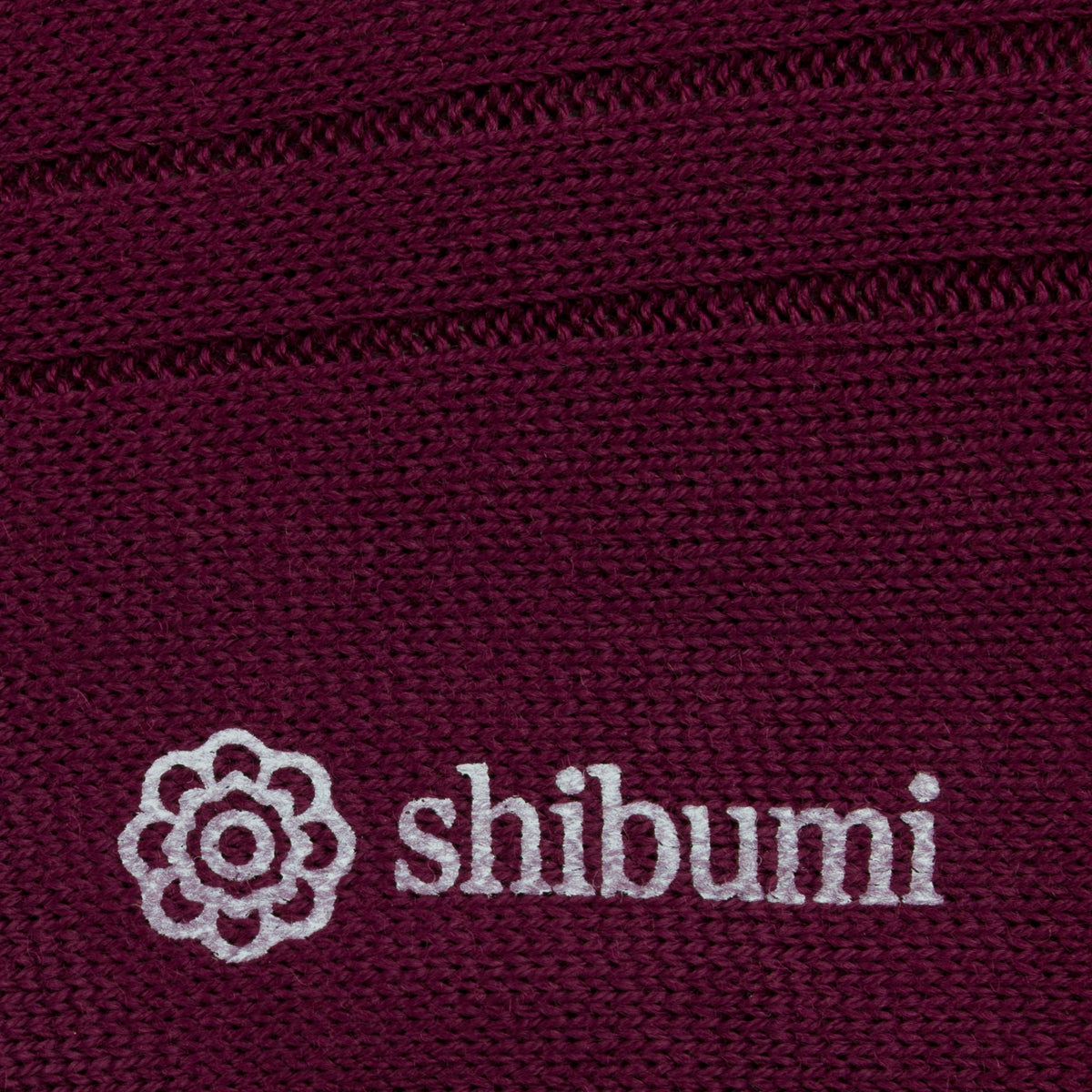 Knee Socks - Ribbed - Berry - Thick Wool