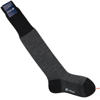 Knee Socks - Birdseye - Black - Wool