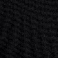 Merino Wool Knitted Turtleneck - Black