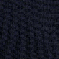Merino Wool Knitted Turtleneck - Navy