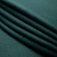 Plain Wool Crepe Bespoke Tie - Forest Green