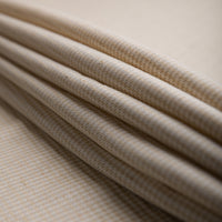 Houndstooth Bespoke Wool / Silk Tie - Cream