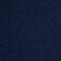 Merino Wool / Silk Knitted Polo - Navy