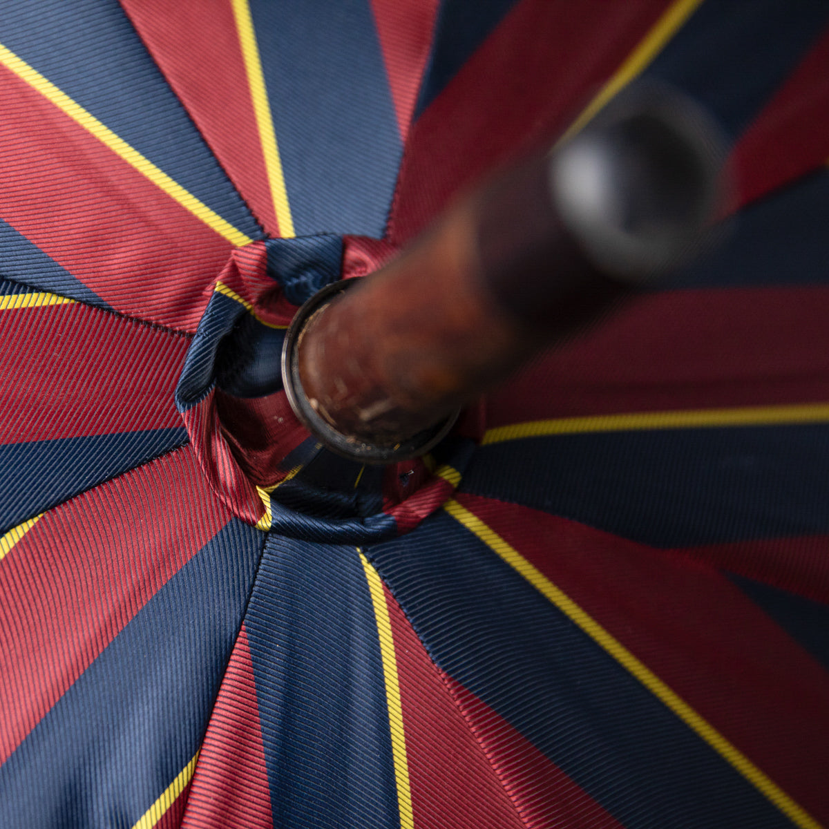 Shibumi x Mario Talarico Umbrella Navy / Red Stripe - Cherry