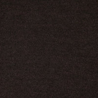 Merino Wool / Silk Knitted Polo - Chocolate