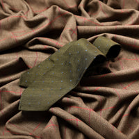 Dotted Grenadine / Garza Fina Bespoke Tie - Olive / Blue
