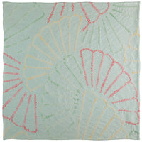 Vintage Kimono Silk Pocket Square - Mint