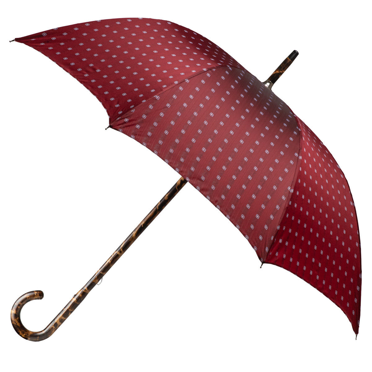 Shibumi x Mario Talarico Umbrella Burgundy Floral - Dark Hickory