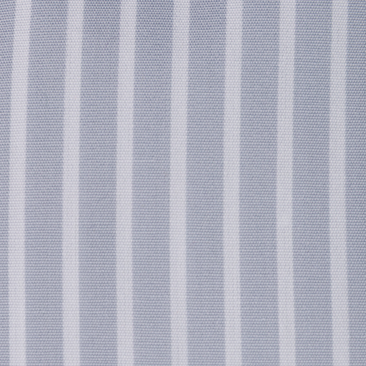 Poplin Semi Spread Shirt - Light Grey - Reverse Stripe