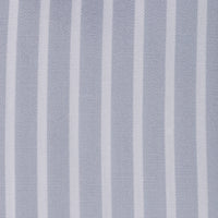 Poplin Semi Spread Shirt - Light Grey - Reverse Stripe
