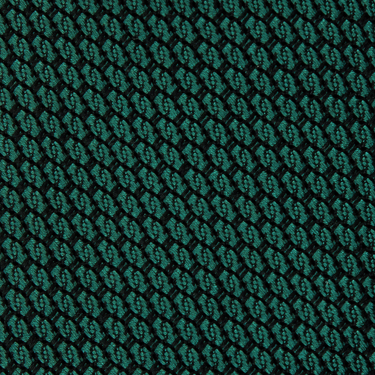 Kuska Handwoven Grossa Grenadine Silk Tie  - Forest