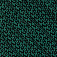 Kuska Handwoven Grossa Grenadine Silk Tie  - Forest