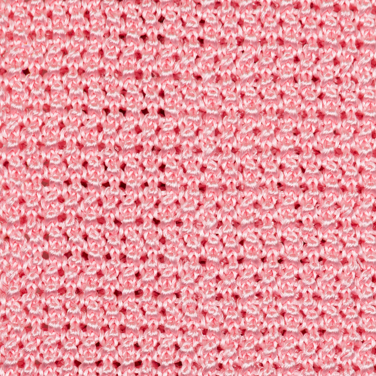 Crunchy Silk Knit Tie - Pink