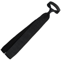 Crunchy Silk Knit Tie - Black / Charcoal Mottled