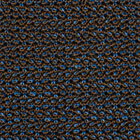 Crunchy Silk Knit Tie - Powder Blue / Brown Mottled