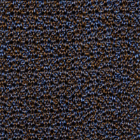 Crunchy Silk Knit Tie - Blue / Brown Mottled