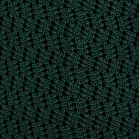 Zigzag Silk Knit Tie - Forest Green