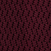 Zigzag Silk Knit Tie - Burgundy