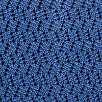 Zigzag Silk Knit Tie - Powder Blue