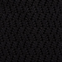 Zigzag Silk Knit Tie - Black