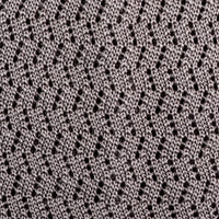 Zigzag Silk Knit Tie - Grey