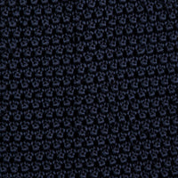 V-Point Knit Tie - Midnight - Silk