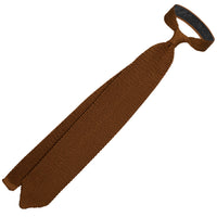 V-Point Knit Tie - Copper - Silk