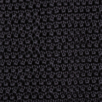 Silk Knit Tie - Charcoal