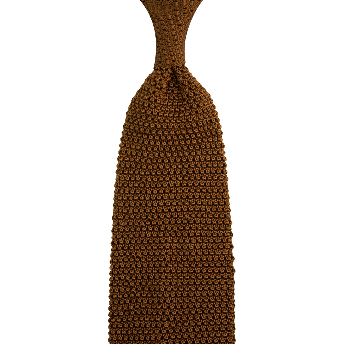 Silk Knit Tie - Copper